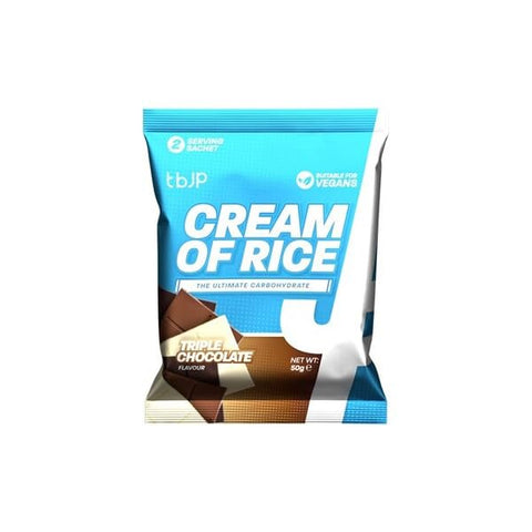 Trained By JP Cream Of Rice Sachet 50g Triple Chocolate