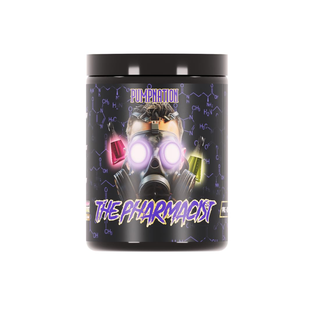 Pump Nation The Pharmacist Pre Workout 600g Blue Lab Juice