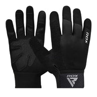 RDX Gym Weight Lifting Gloves W1 Plus M Black
