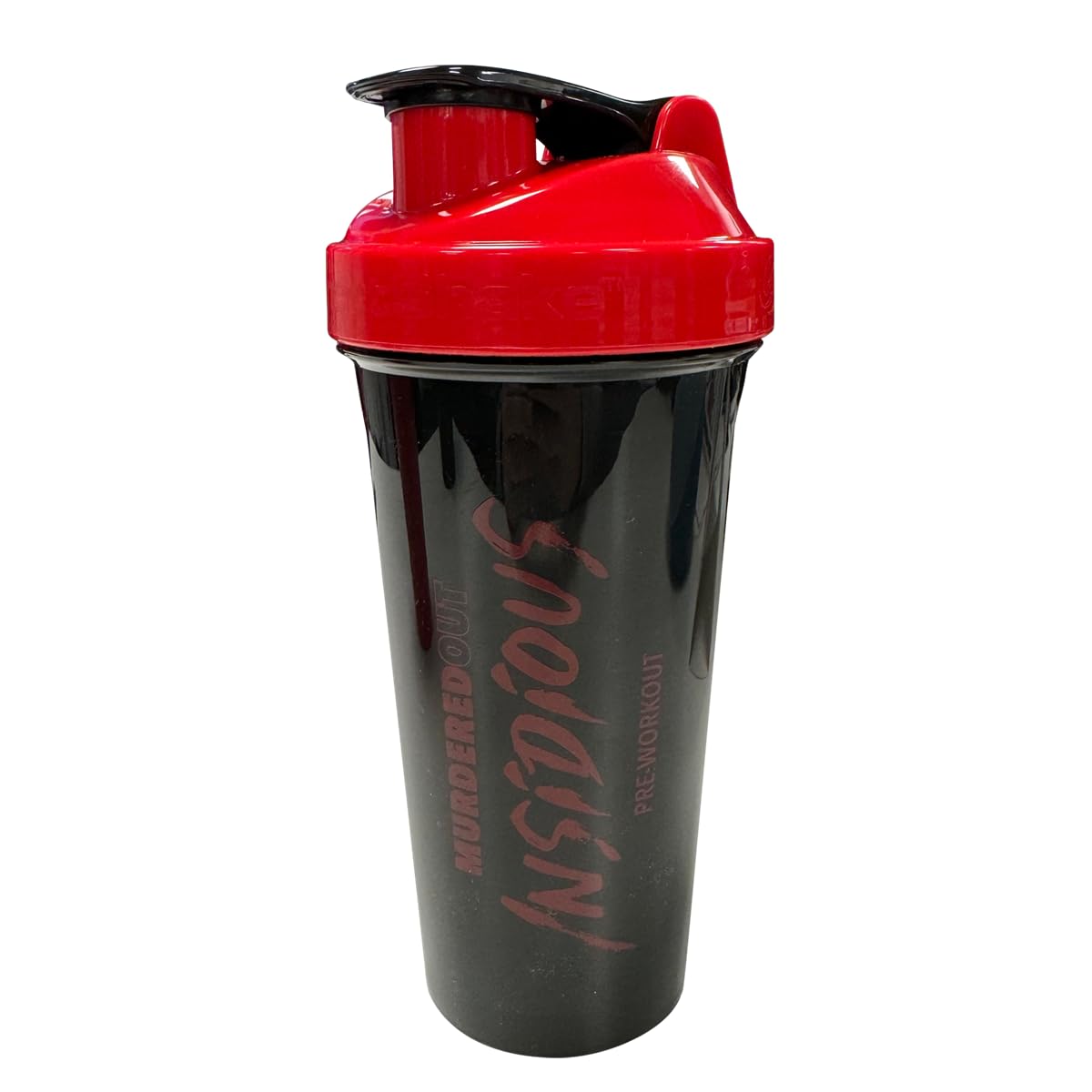 Murdered Out Smartshake Insidious Shaker 600ml Black & Red