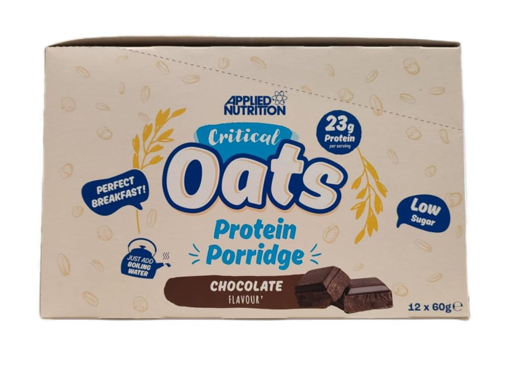 Applied Nutrition Critical Oats Protein Porridge 12x60g Chocolate