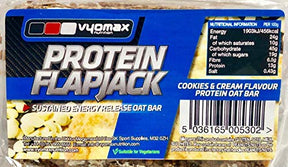 Vyomax Nutrition Protein Flapjacks 12x100g Cookies & Cream