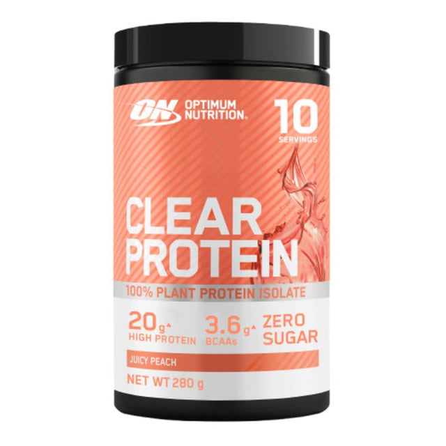 Optimum Nutrition Clear Protein 100% Plant Protein 280g Juicy Peach — Optimum Nutrition — image 1