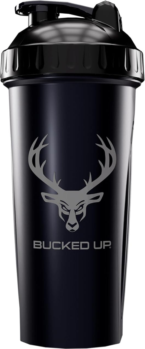 Bucked Up Perfect Shaker 28oz 795ml Black / Grey