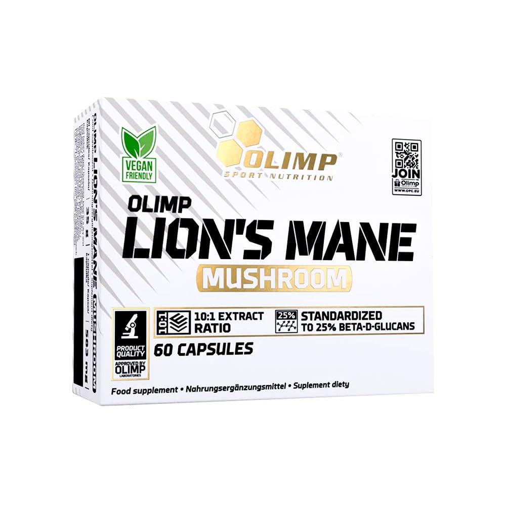 Olimp Sport Nutrition Lions Mane Mushroom 60 Caps