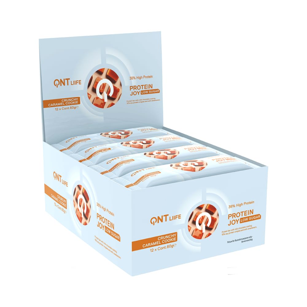 QNT Protein Joy Bar 36% 12x60g Caramel Cookie Dough