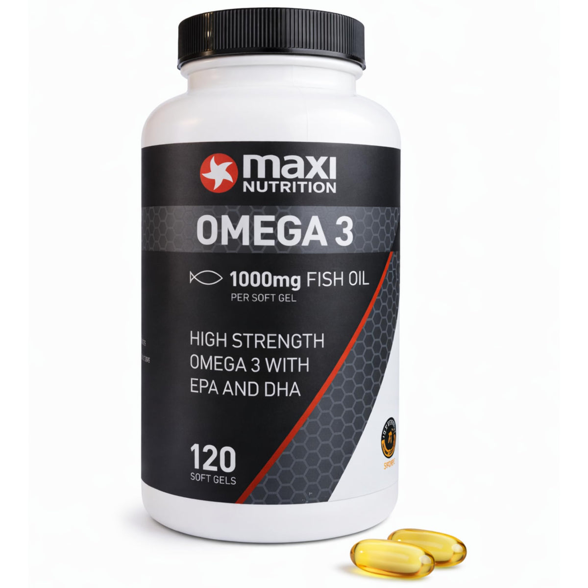 MaxiNutrition Omega 3 120 Soft Gels