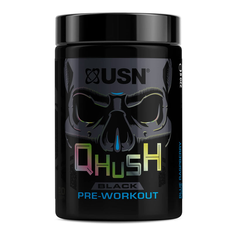 USN QHUSH Black 220g Blue Raspberry