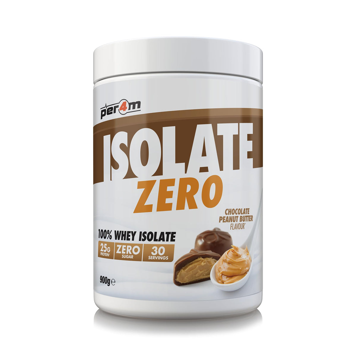 Per4m Isolate Zero 900g Chocolate Peanut Butter