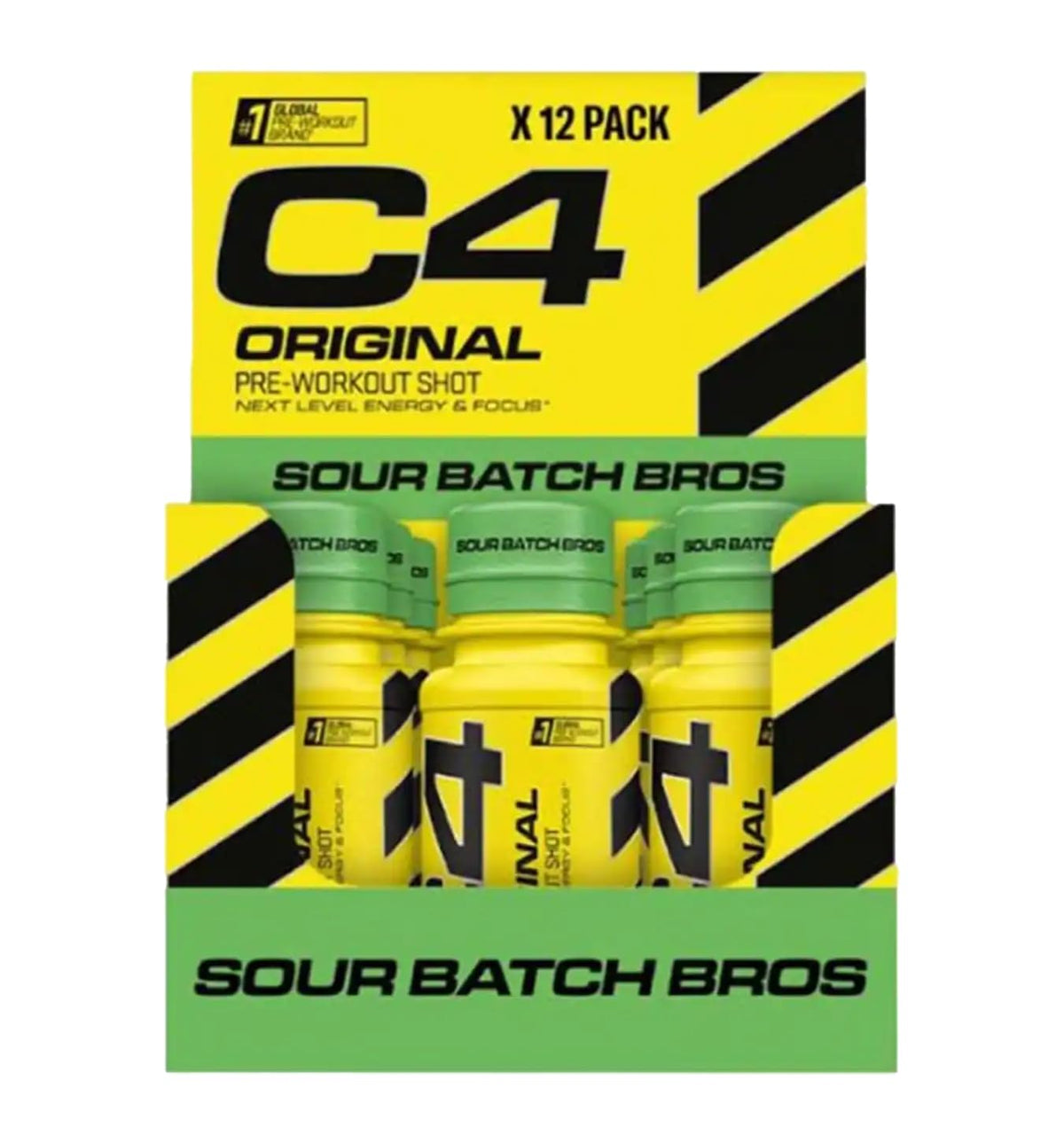 Cellucor C4 Energy Shot 12x60ml Sour Batch Bros