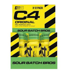 Cellucor C4 Energy Shot 12x60ml Sour Batch Bros