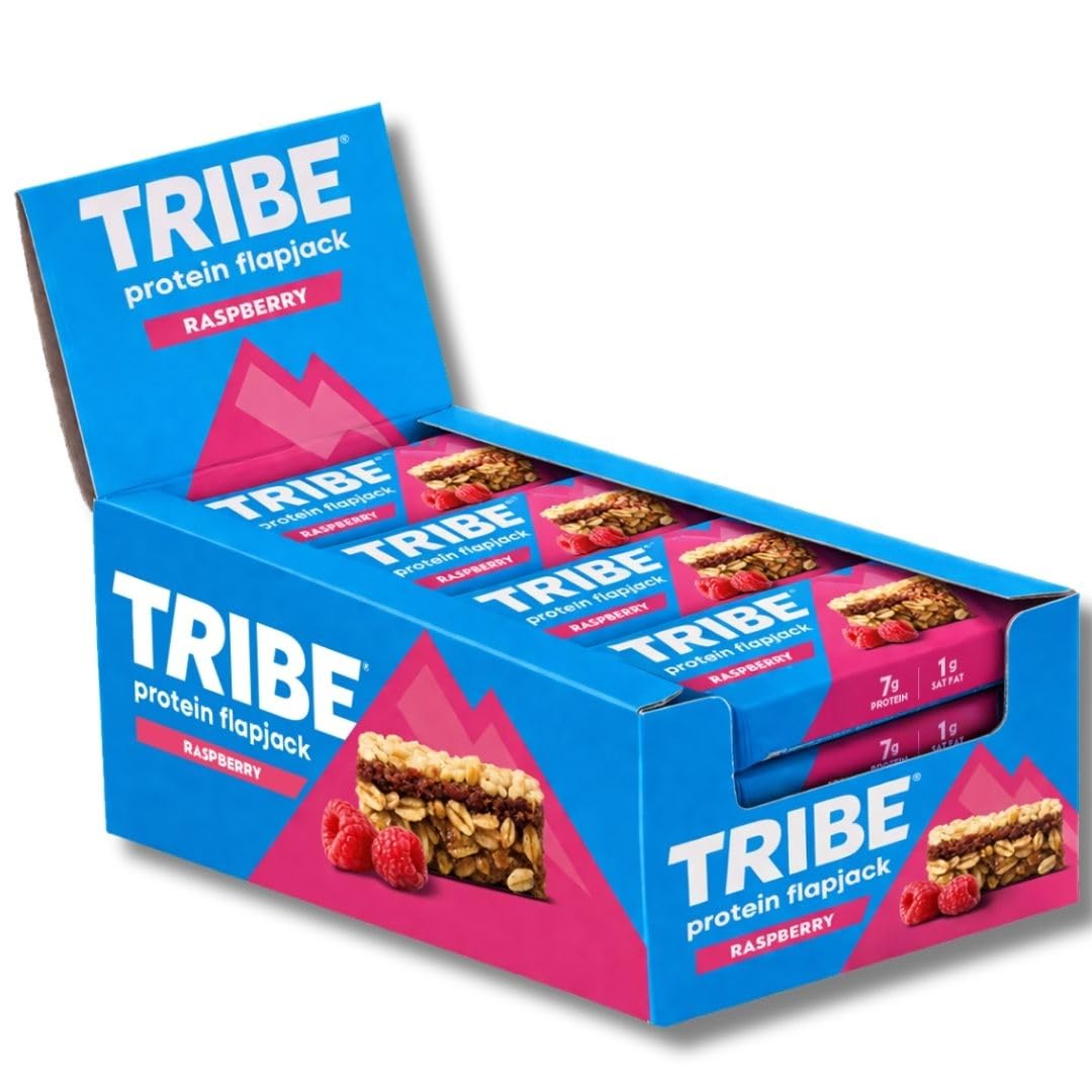 Tribe Protein Flapjack 12x50g Raspberry