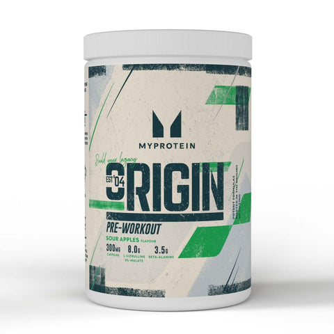 MyProtein Origin Pre-Workout 600g Sour Apples
