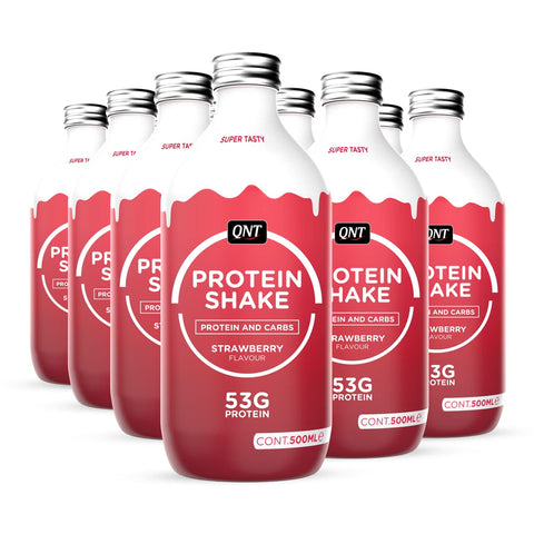 QNT 53g Protein Shake 12x500ml Strawberry