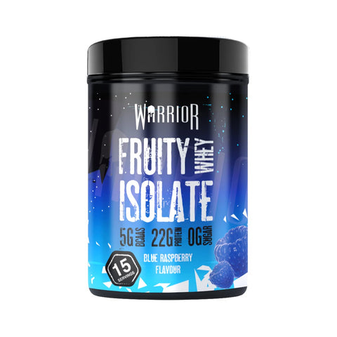 Warrior Fruity Whey Isolate 375g Blue Raspberry