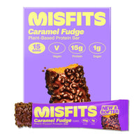 Misfits Plant-Based Protein Bar 15x50g Caramel Fudge