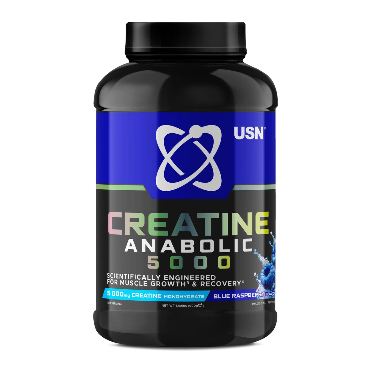 USN Creatine Anabolic 5000 900g Blue Raspberry Crush