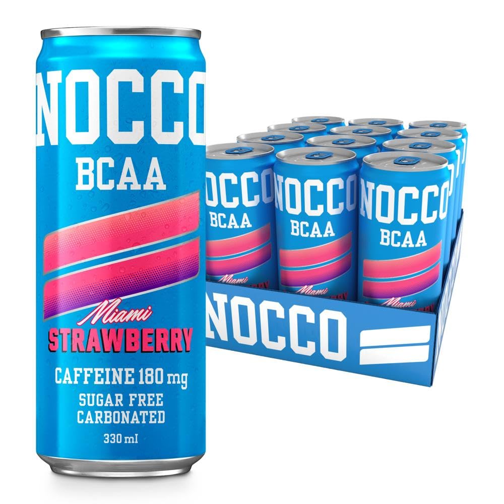 NOCCO BCAA 12x330ml Miami Strawberry