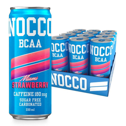 NOCCO BCAA 12x330ml Miami Strawberry