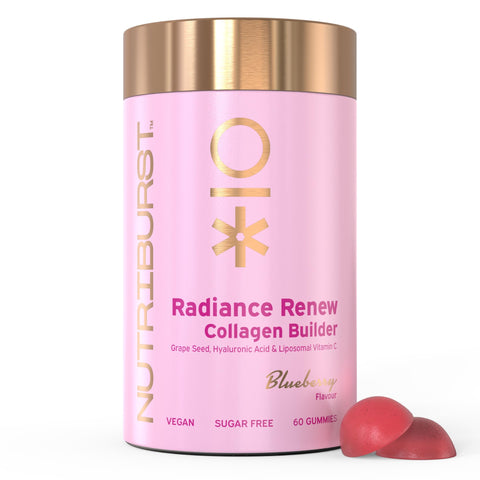 Nutriburst Collagen Revive 60 Gummies Blueberry