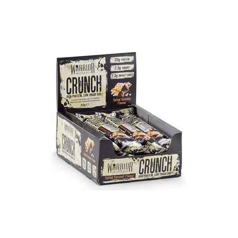 Warrior Crunch Bars 12x64g Salted Caramel