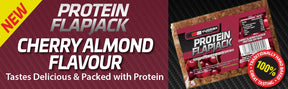 Vyomax Nutrition Protein Flapjacks 12x100g Cherry Almond