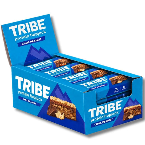 Tribe Protein Flapjack 12x50g Choc Peanut