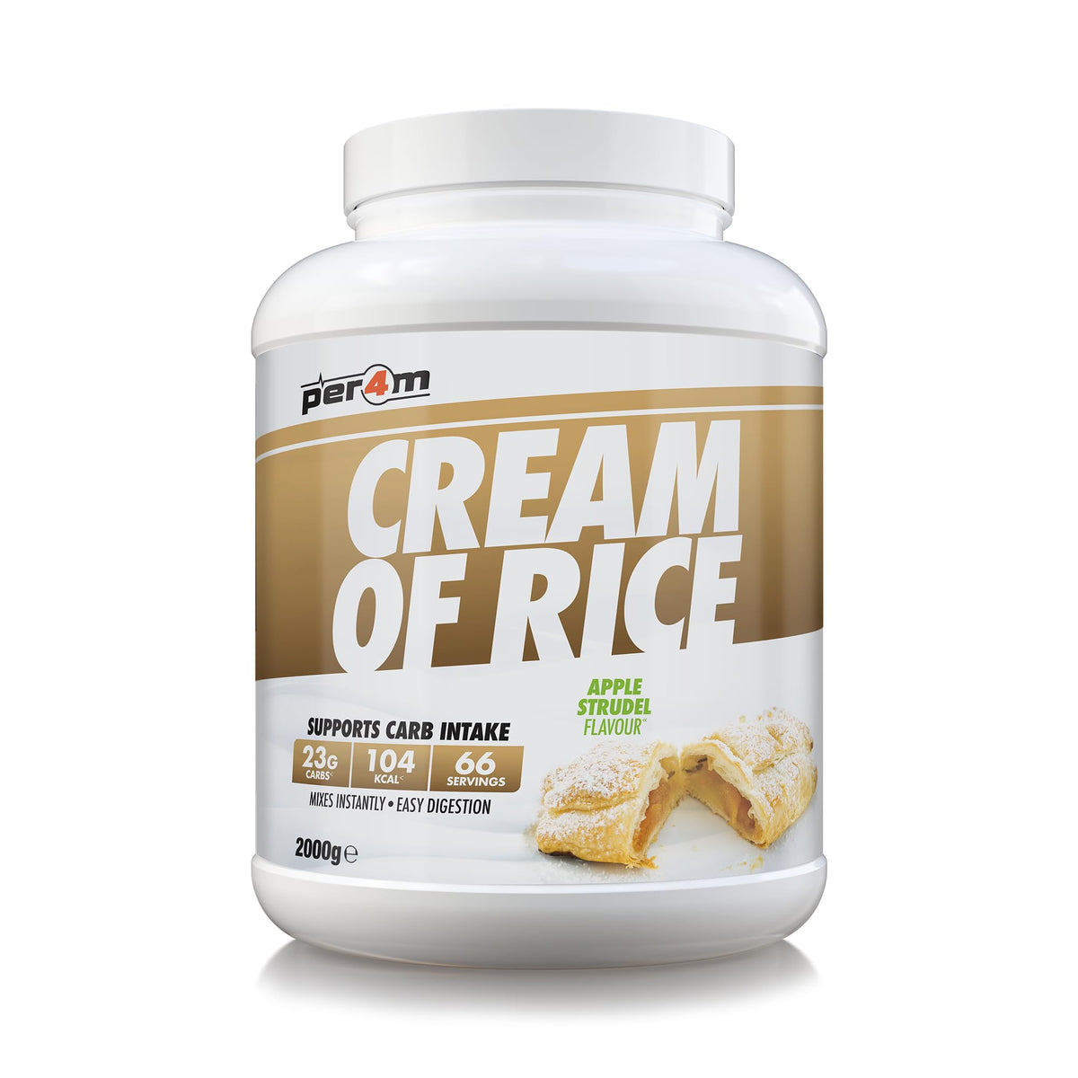 Per4m Cream Of Rice 2kg Apple Strudel