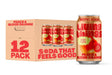Living Things Prebiotic Soda 12x330ml Peach & Blood Orange Soda
