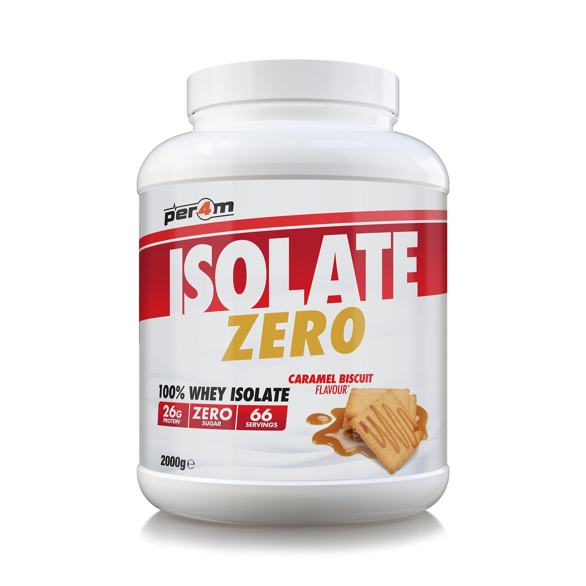 Per4m Isolate Zero 2kg Caramel Biscuit