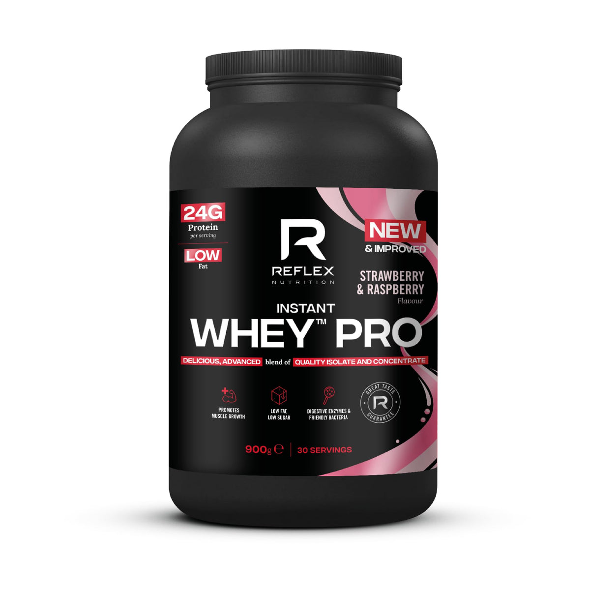 Reflex Nutrition Instant Whey Pro 900g Strawberry & Raspberry