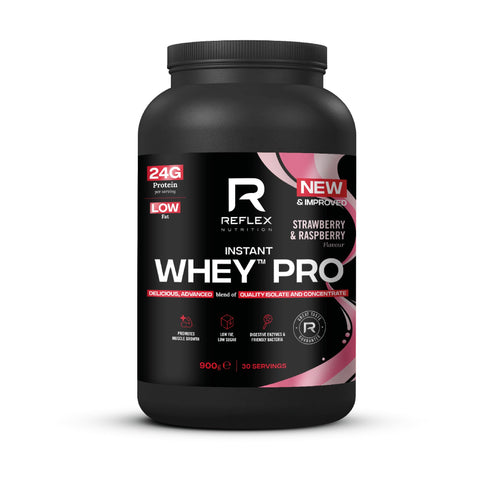 Reflex Nutrition Instant Whey Pro 900g Strawberry & Raspberry