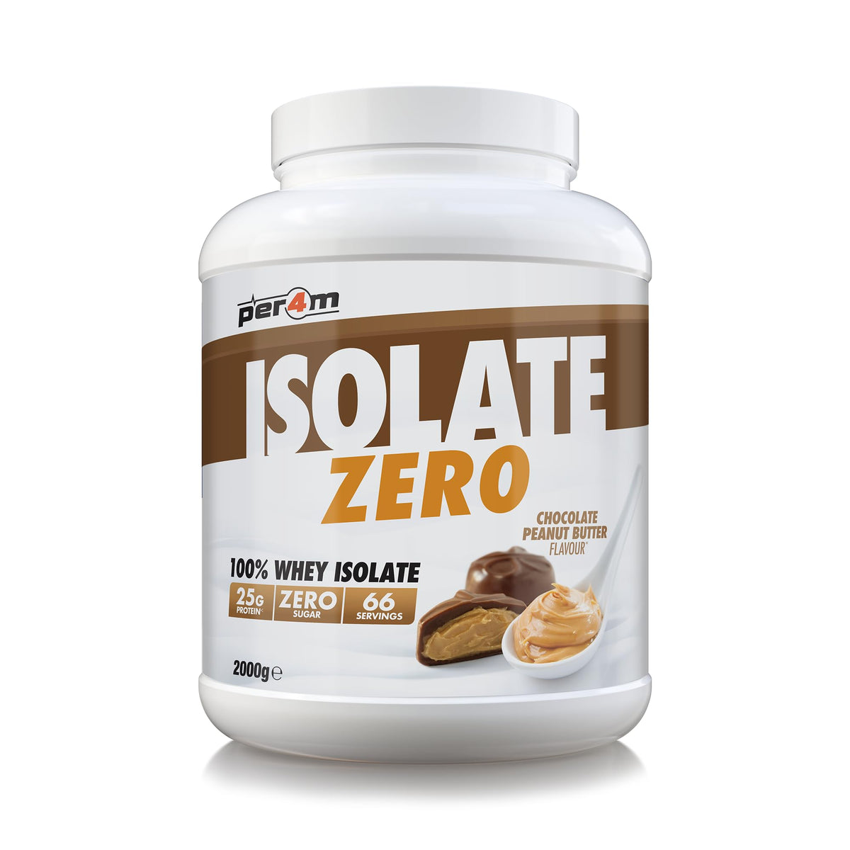 Per4m Isolate Zero 2kg Chocolate Peanut Butter