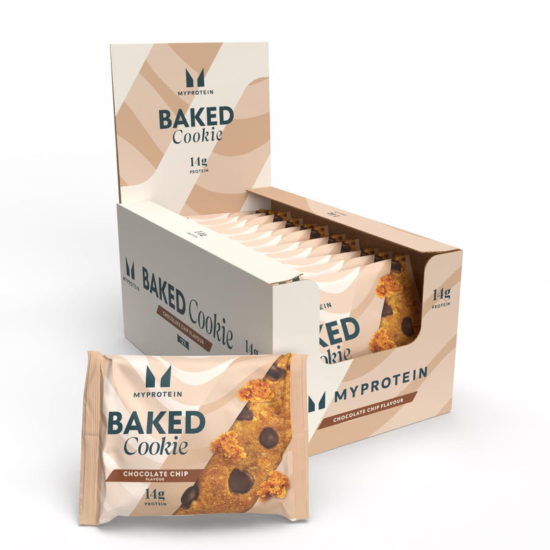 MyProtein Baked Cookie 12x75g Chocolate Chip