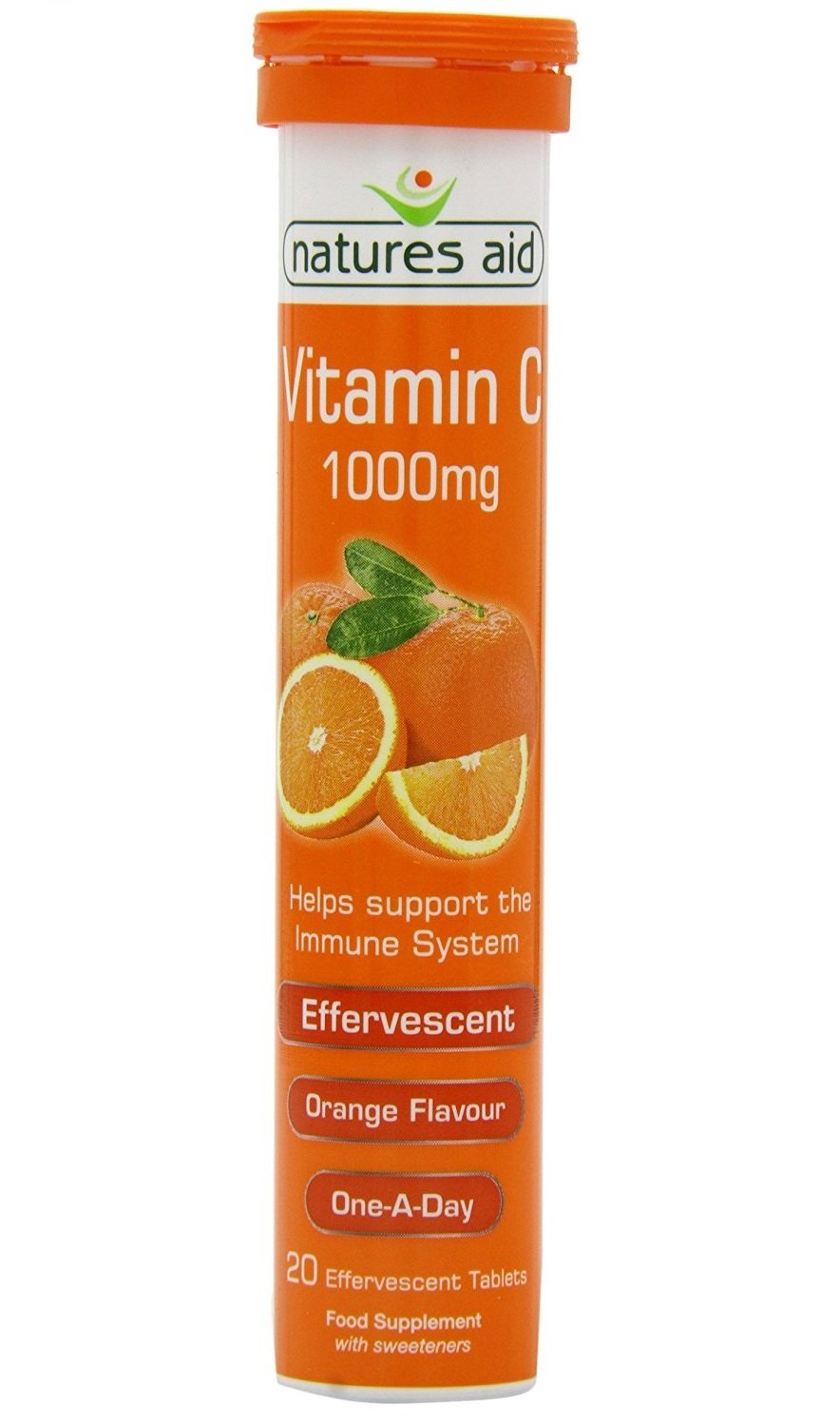 Natures Aid Vitamin C 1000mg Effervescent 20 Tabs