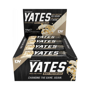 DY Nutrition Yates Protein Bar 12x60g White Choc Peanut