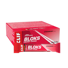 CLIF Bloks Energy Chews 18x60g Strawberry
