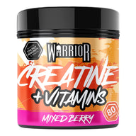 Warrior Creatine Plus Vitamins 360g Mixed Berry