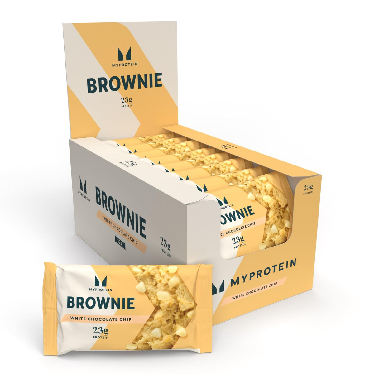 MyProtein Protein Brownie 12x75g Chocolate Chip