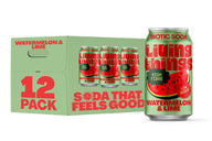 Living Things Prebiotic Soda 12x330ml Watermelon & Lime Soda