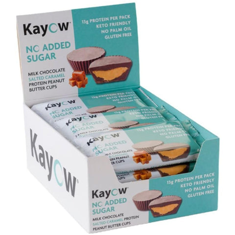Kayow Nutrition Peanut Butter Cups 12x44g Salted Caramel
