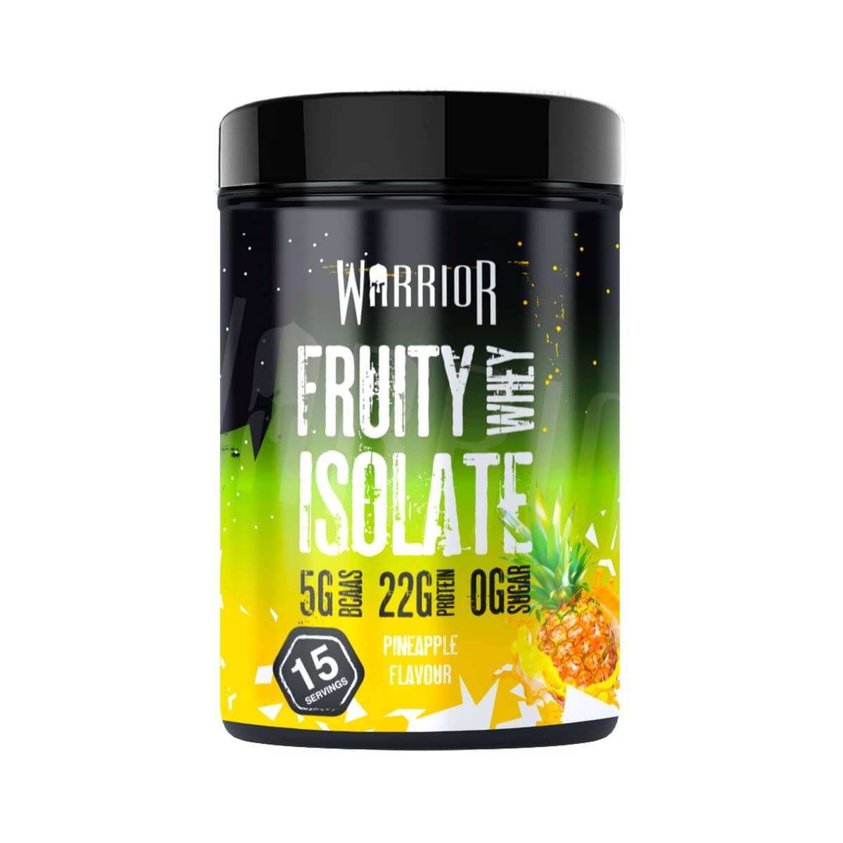 Warrior Fruity Whey Isolate 375g Pineapple