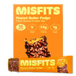 Misfits Plant-Based Protein Bar 15x50g Peanut Butter Fudge