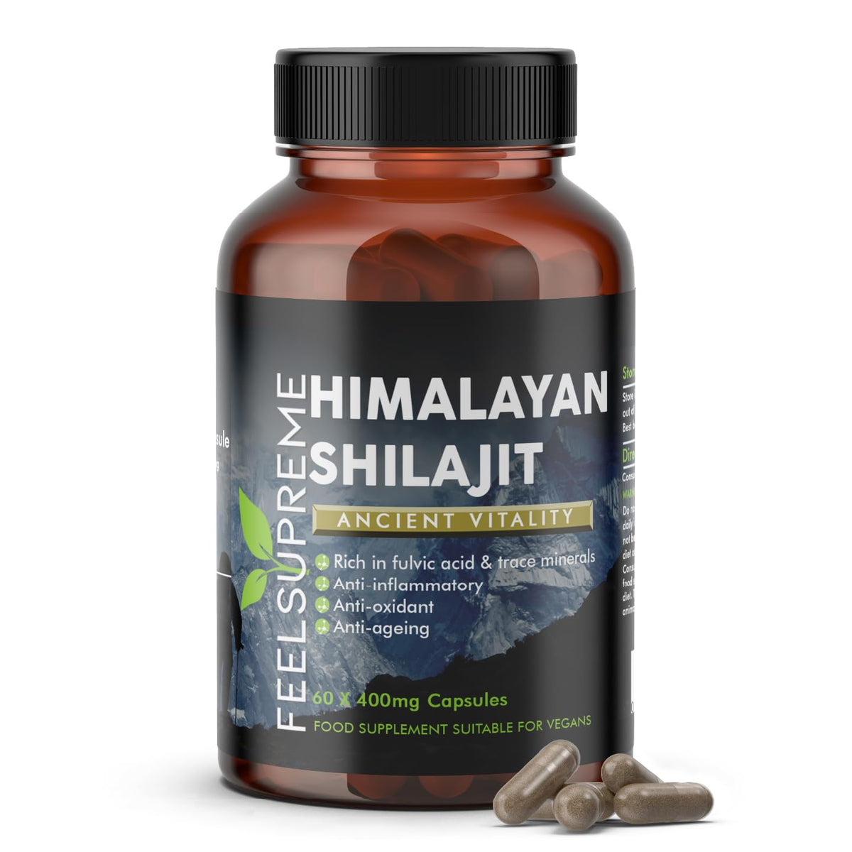 Feel Supreme Himalayan Shilajit 60 Veg Caps