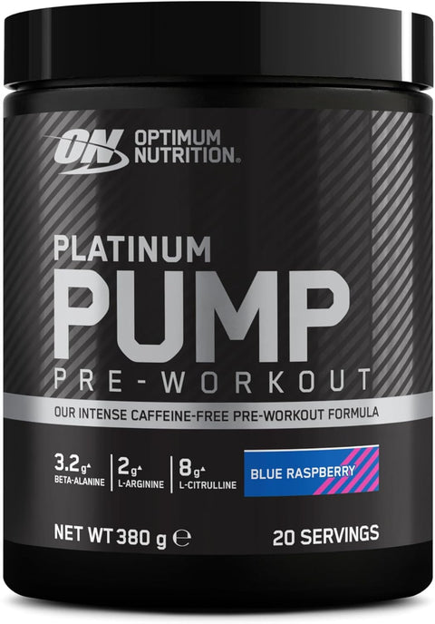 Optimum Nutrition Platinum Pump 380g Blue Razz