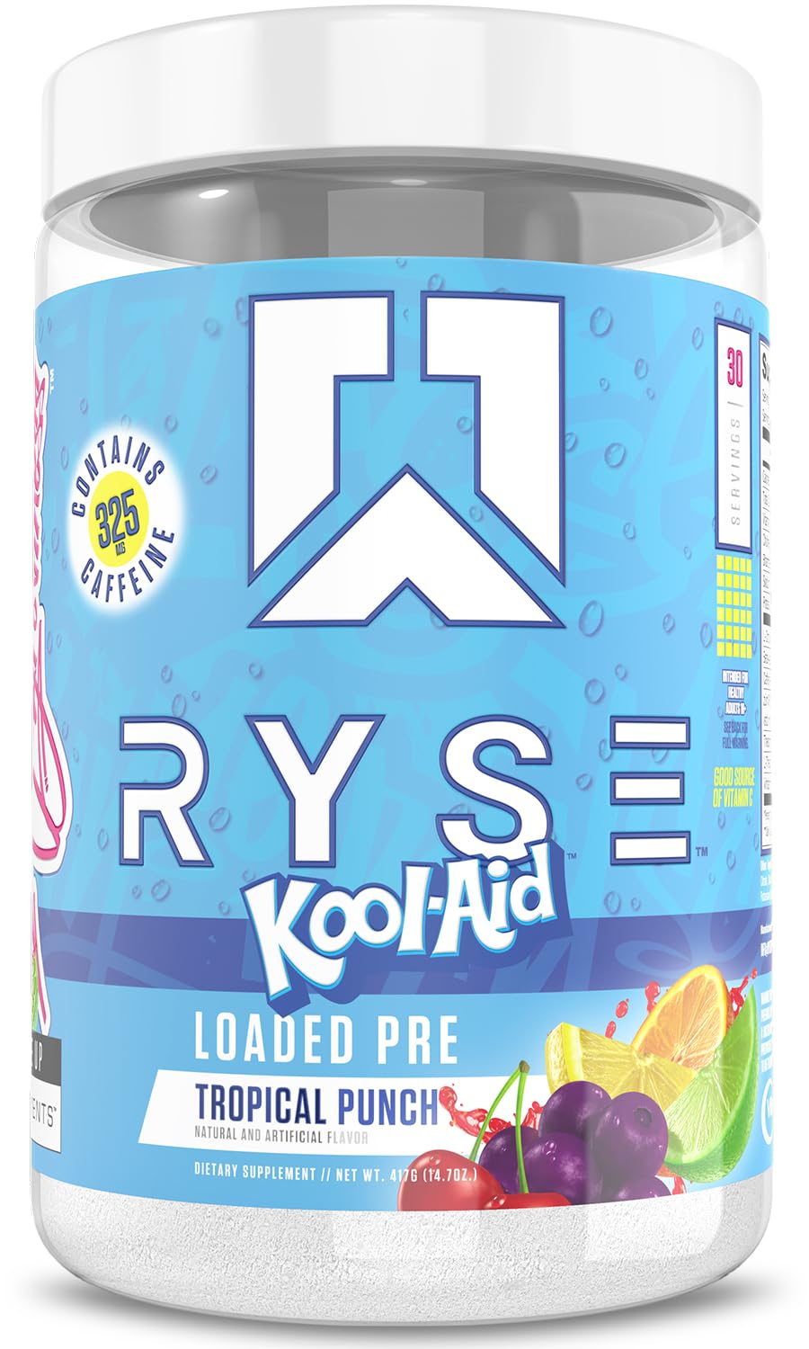 RYSE Loaded Pre-Workout 420g Kool-Aid Tropical Punch