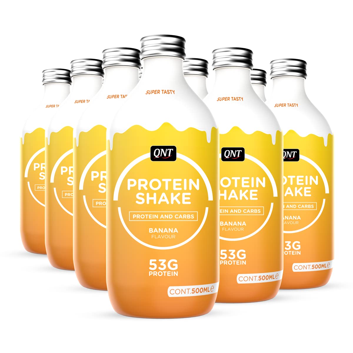 QNT 53g Protein Shake 12x500ml Banana
