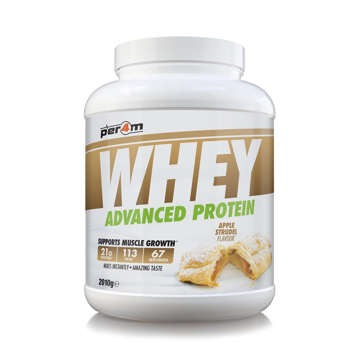 Per4m Advanced Whey Protein 2.01kg Apple Strudel