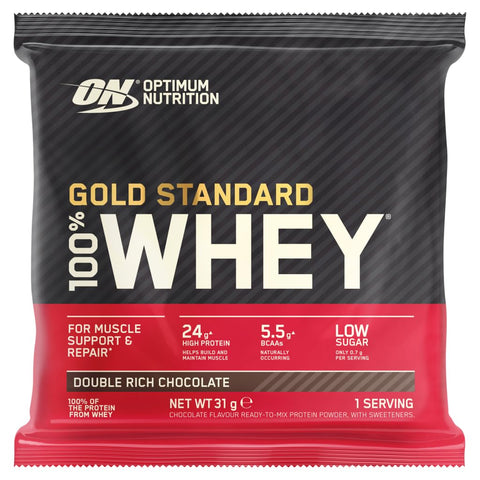 Optimum Nutrition Gold Standard 100% Whey Sachet 32g Double Rich Chocolate