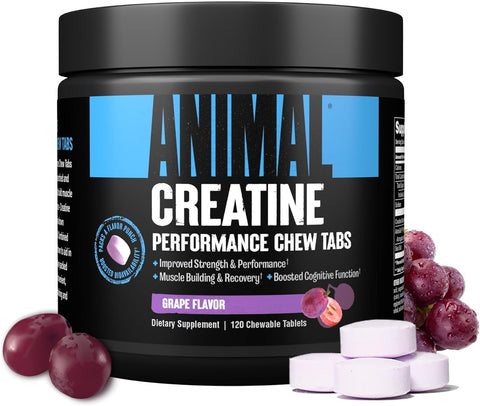 Animal Creatine Chews 120 Tabs Grape